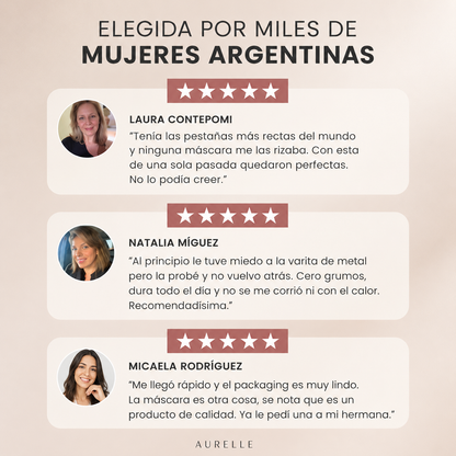 Aurelle™ | Mascara de Pestañas Metalico
